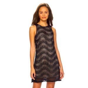 Juniors Speechless beaded Lace Shift A-line Dress XS homecoming prom Whimsigoth